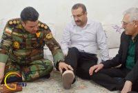عیادت فرمانده یگان حفاظت محیط زیست کشور از محیط بان زخمی دنا عیادت فرمانده یگان حفاظت محیط زیست کشور از محیط بان زخمی دنا