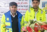 نجات جان مادر و نوزاد در دل شب برفی دیشموک